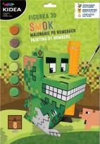 Opakowanie Figurka 3D malowanie po numerach Smok KIDEA