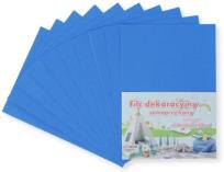 Opakowanie Filc A4 samoprzylepny niebieski 20x30cm 10szt