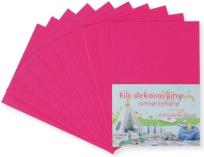 Opakowanie Filc A4 samoprzylepny różowy 20x30cm 10szt