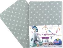 Opakowanie Filc A4 w gwiazdki szary 5szt