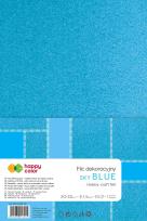 Opakowanie Filc dekoracyjny 20x30 cm 10 ark. błękitny Happy Color