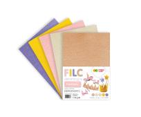 Opakowanie Filc dekoracyjny Fantasy 20x30 cm, 1,5 mm 5 arkuszy Happy Color