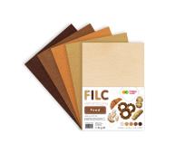 Opakowanie Filc dekoracyjny Food 20x30 cm 1,5 mm 5 arkuszy Happy Color