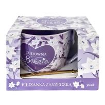 Opakowanie Filiżanka Dzień Babci fioletowa 360ml