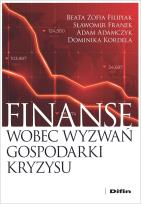 Okładka książki Finanse wobec wyzwań gospodarki kryzysu