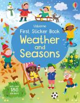 Okładka książki First Sticker Book Weather and Seasons