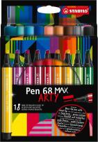 Opakowanie Flamaster Pen 68 Max Arty 18szt