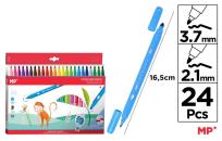 Opakowanie Flamastry dwustronne 24 kolory