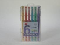 Opakowanie Flamastry dwustronne 6 kolorów