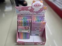 Opakowanie Flamastry dwustronne 8 kolorów