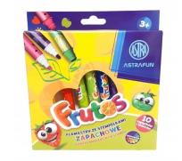 Opakowanie Flamastry okrągłe zapachowe stemple 10kol ASTRA