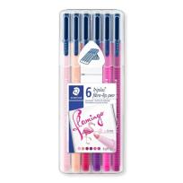 Opakowanie Flamastry Triplus Flamingo 6 kolorów STAEDTLER