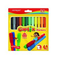 Opakowanie Flamastry trójkątne KEYROAD zmywalne 24 kolory