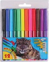 Opakowanie Flamastry Zoo 12 kolorów