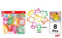 Opakowanie Foremki do plasteliny 8szt