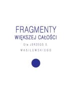 Okładka książki Fragmenty większej całości
