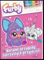 Okładka książki Furby. Dodaj kolorów. Barwne przygody futrzastych przyjaciół