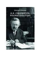 Okładka książki G K Chesterton Polska i polityka / Andegavenum
