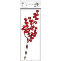 Opakowanie Gałązki jarzębiny 85x320mm czerwone 2szt