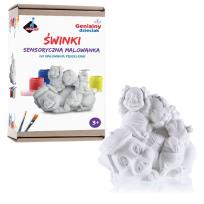 Opakowanie Genialny dzieciak. Malowanka sensoryczna Świnki