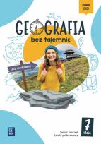 Okładka książki Geografia bez tajemnic zeszyt ćwiczeń klasa 7 szkoła podstawowa