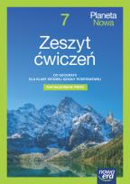 Okładka książki Geografia planeta nowa NEON zeszyt ćwiczeń dla klasy 7 szkoły podstawowej EDYCJA 2023-2025