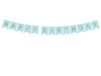 Opakowanie Giranda Happy Birthday jasno niebieska 15x175cm