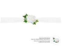 Opakowanie Girlanda z tiulu biała 1,70m