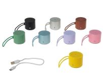 Opakowanie Głośnik metalowy 4,6x4cm z kablem USB