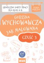 Okładka książki Godzina wychowawcza jak malowana SP 4-8 cz.3