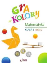 Okładka książki Gra w kolory SP 1 Ćwiczenia matematyczne cz.2