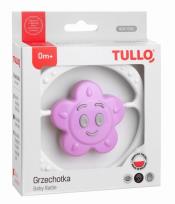 Opakowanie Grzechotka kwiatek różowo-szary