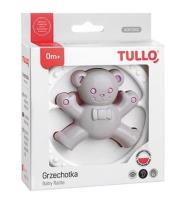 Opakowanie Grzechotka miś szaro-różowy