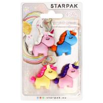 Opakowanie Gumka do mazania 3D puzzle 4 sztuki Unicorn