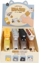 Opakowanie Gumka do ołówka Cats Diary wykręcana (24szt)