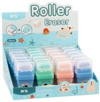 Opakowanie Gumka do ołówka Cha Cha z rolką (24szt) M&G