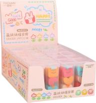 Opakowanie Gumka do ołówka Happy 3szt mix