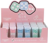 Opakowanie Gumka do ołówka Kostki do gry 3szt (24szt)