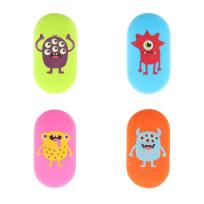 Opakowanie Gumka owalna z nadrukiem Monster (24szt) STRIGO