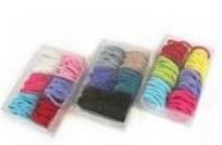 Opakowanie Gumki do włosów w pudelku 90szt