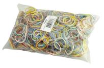 Opakowanie Gumki recepturki Q-CONNECT 250g średnica 25mm mix kolorów