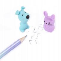 Opakowanie Gumki Zwierzaki D (36szt) KIDEA