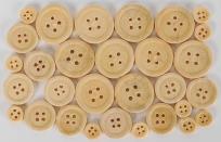 Opakowanie Guziki drewnianie 02 natural