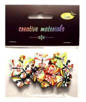 Opakowanie Guziki ozdobne Motyle 3 24x17mm 15szt