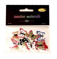 Opakowanie Guziki ozdobne Motylki 25mm 15szt