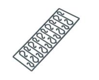 Opakowanie Haczyki do bombek zielone 60szt