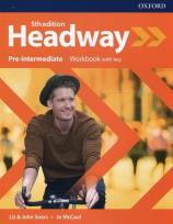 Okładka książki Headway 5E Pre-intermediate WB + key OXFORD