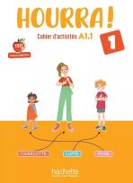 Okładka książki Hourra 1 ćwiczenia + audio online