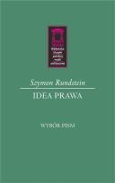 Okładka książki Idea prawa