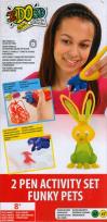 Opakowanie IDO3D Ultra - komplet 2 długopisów 3D - Funky Pets